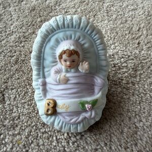 Enesco White Porcelain BABY Figurine